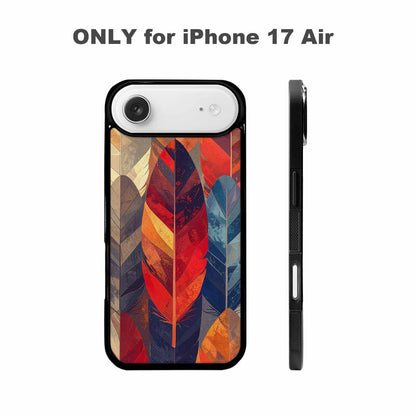 iPhone 17 Air Case — Retro New Year Feather Retro Vintage, Custom Phone Case