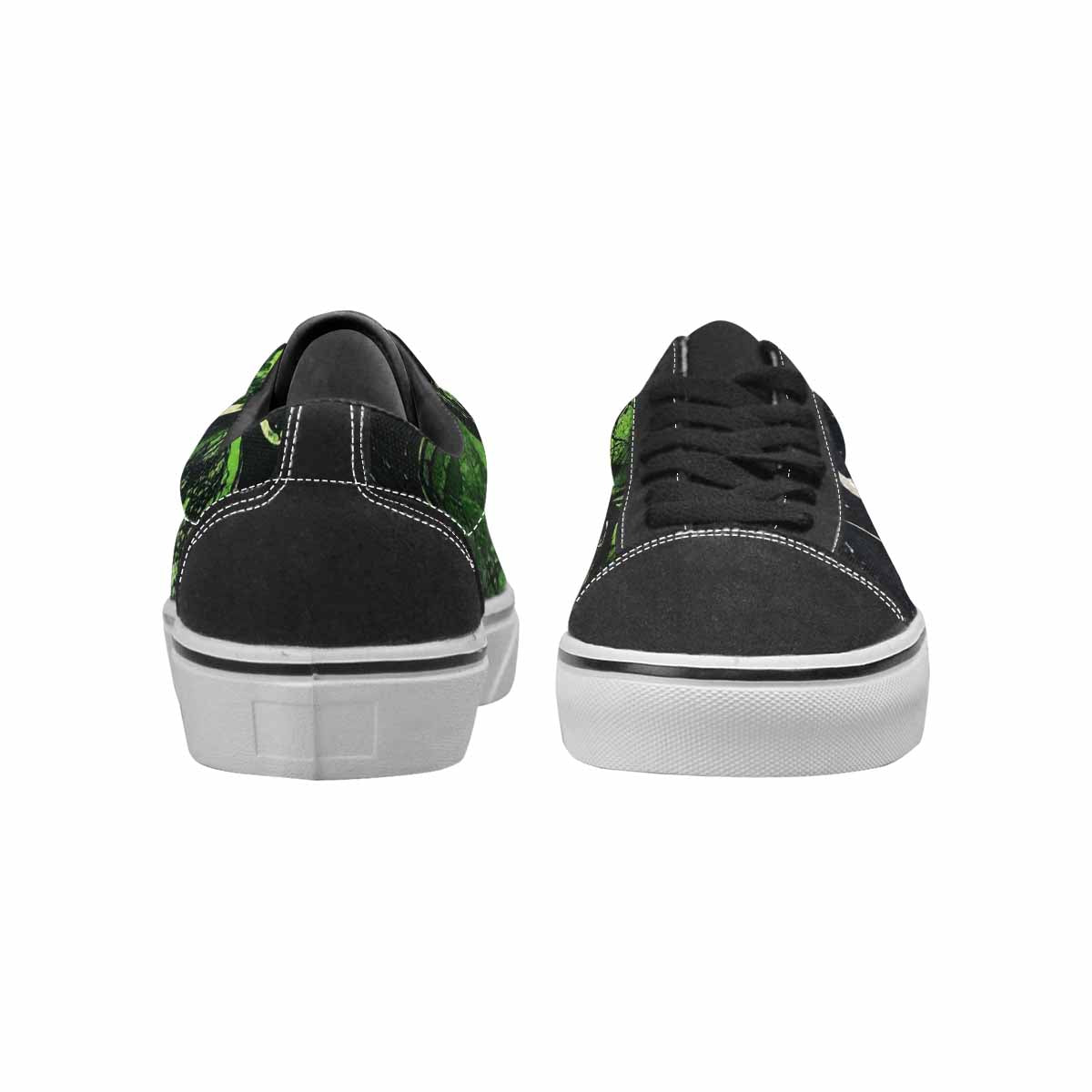 WOMEN'S Reptile Scale Lace-Up Canvas Vivid Sneakers