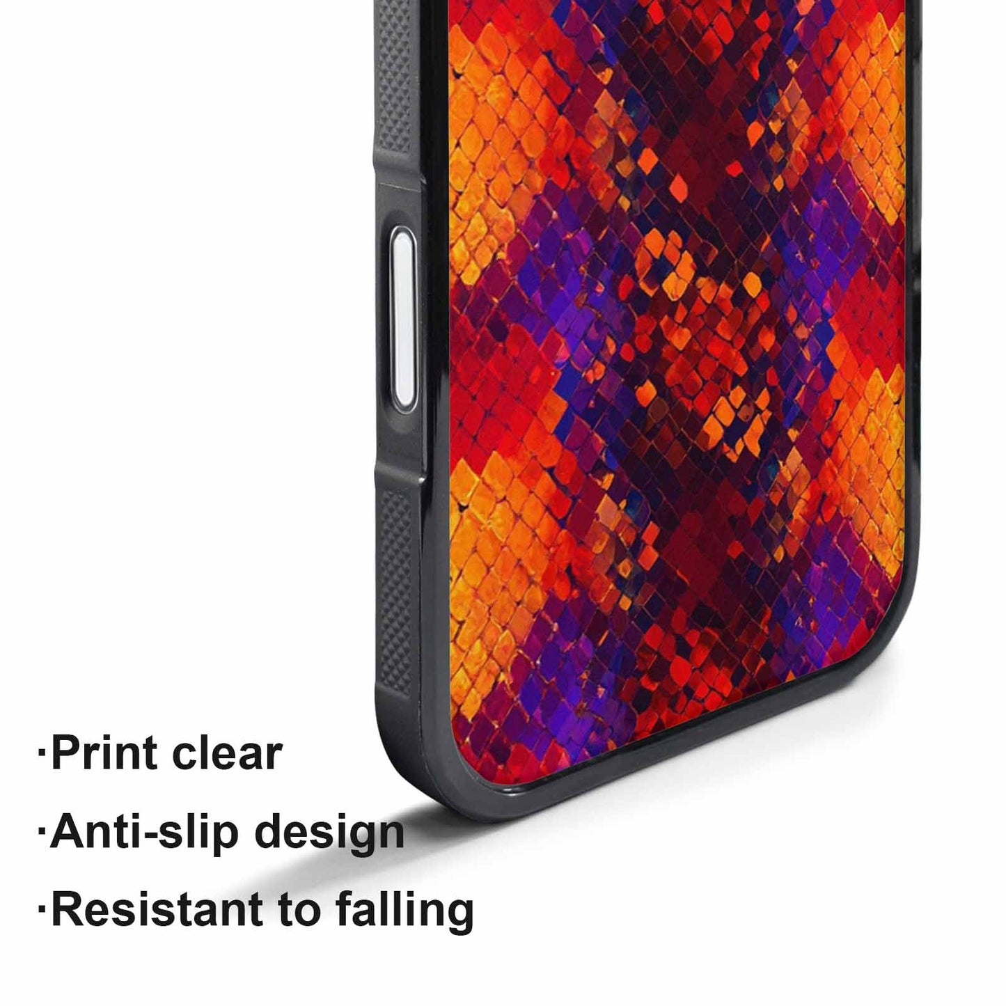 iPhone 17 Pro Case — Snake Print Dark Seamless Pattern Animal, Personalized Phone Case
