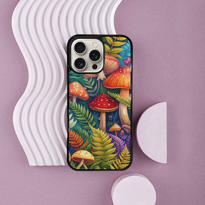 iPhone 16 Pro Max Case — Mushrooms Botanicalmushrooms P Cix, Custom Art Phone Cover