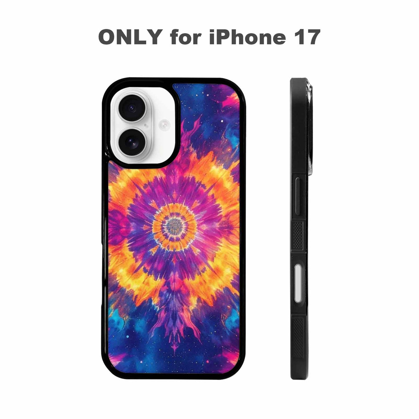 iPhone 17 Case — Tie Dye Galaxy Tie Dye, Personalized Phone Case