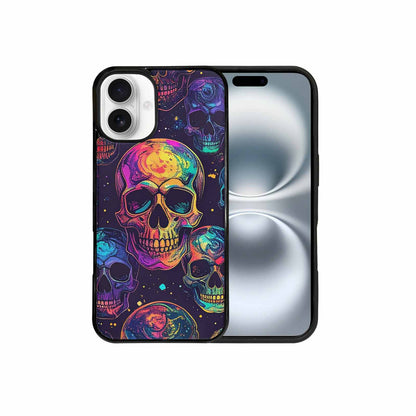 iPhone 16 Plus Case — Galaxy Skulls, Original Design Phone Case