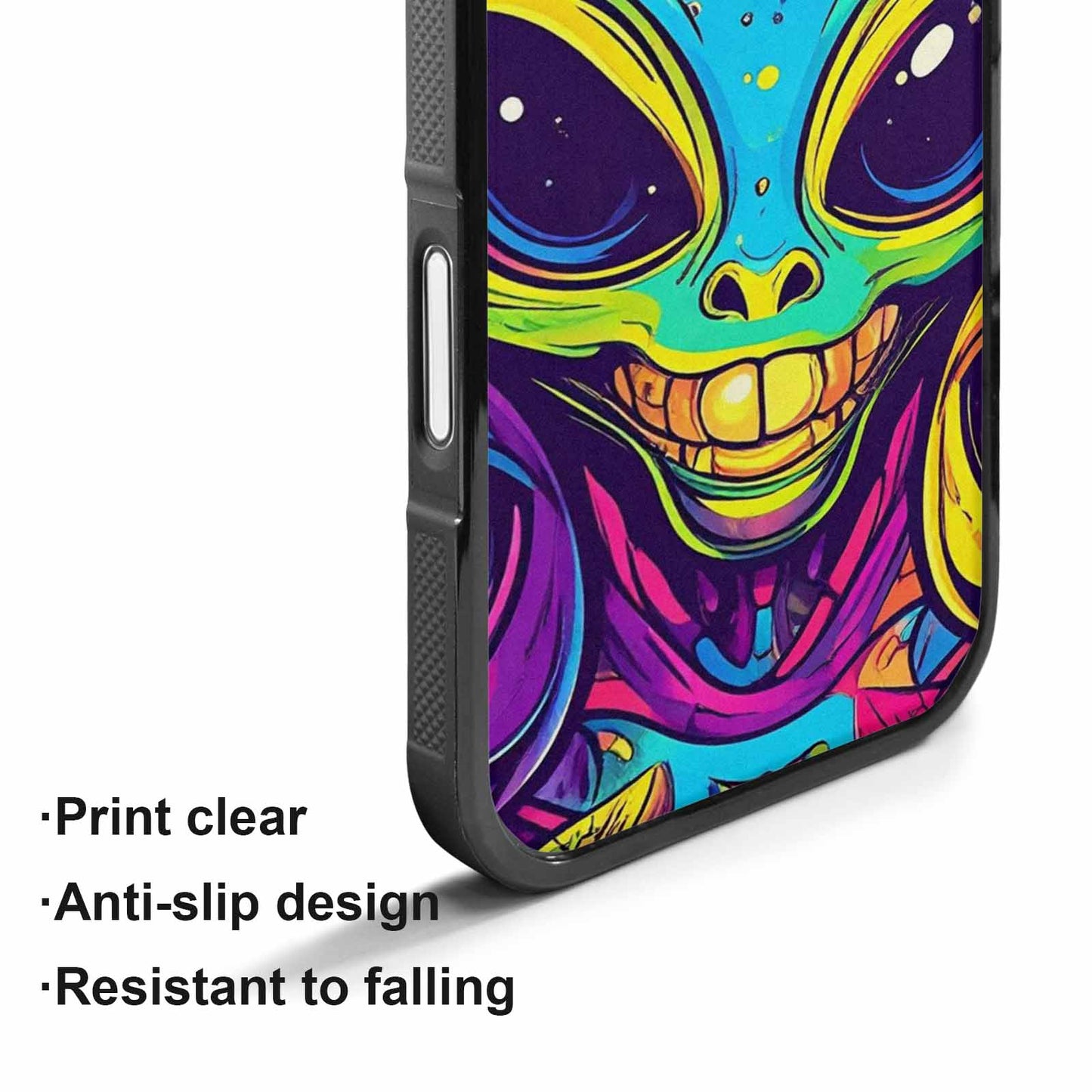 iPhone 17 Case — Alien Ufo Cartoon Alien Scifi, Original Design Phone Case