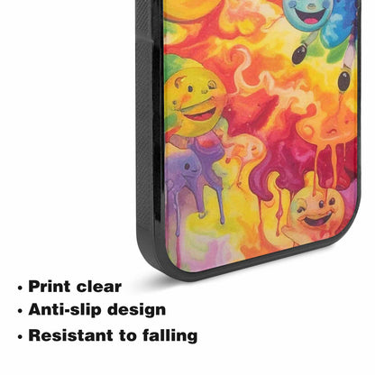 iPhone 15 Plus Case — Smiley Facessmiley Faces Tie D 4f3, Custom Art Phone Cover