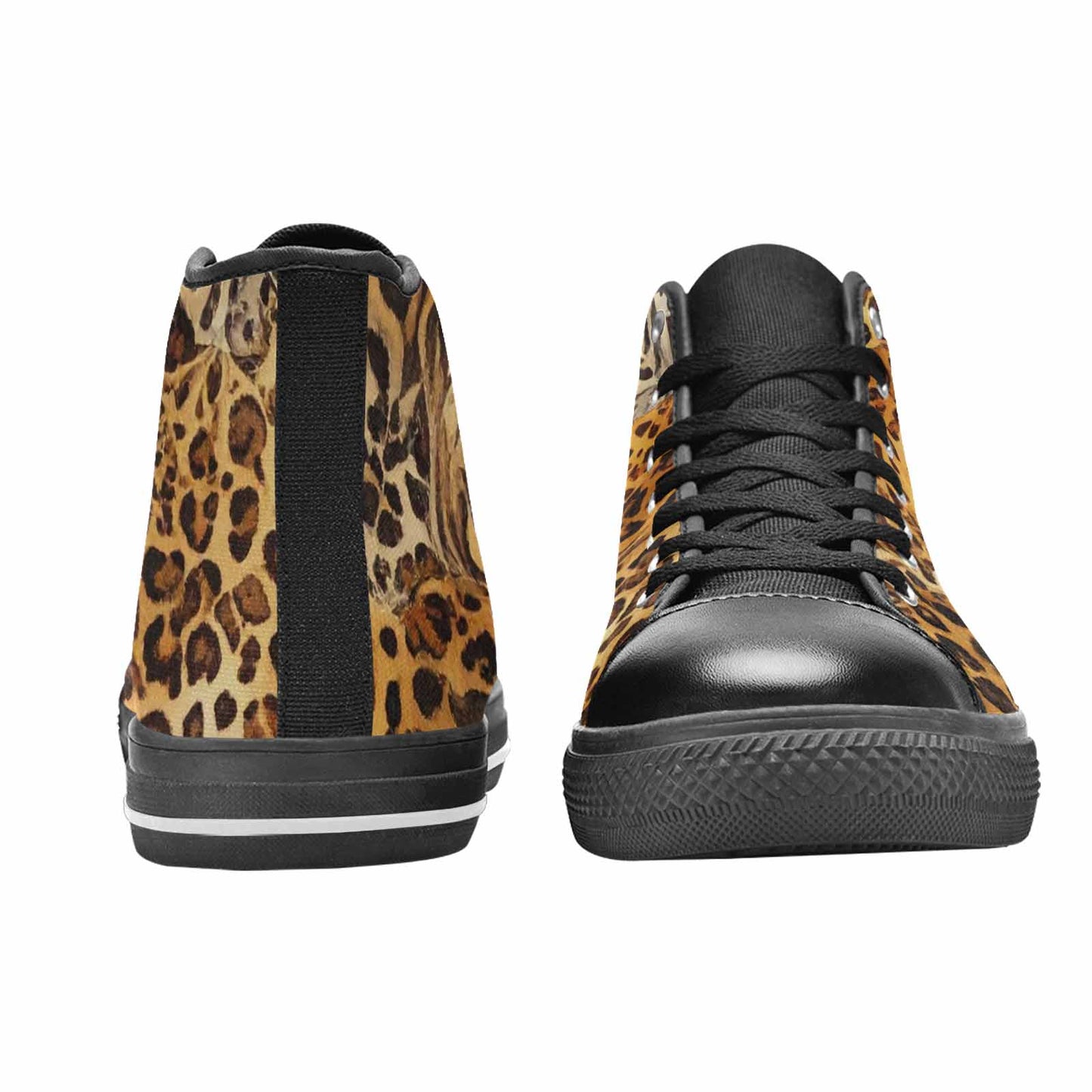 MEN'S Animal Print High Top Canvas Vivid Shoes
