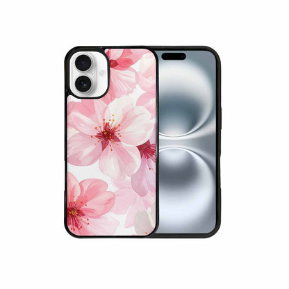 iPhone 16 Plus Case — Japanese Cherry Blossom Pattern Sakura Flowers, Custom Made Phone Cover