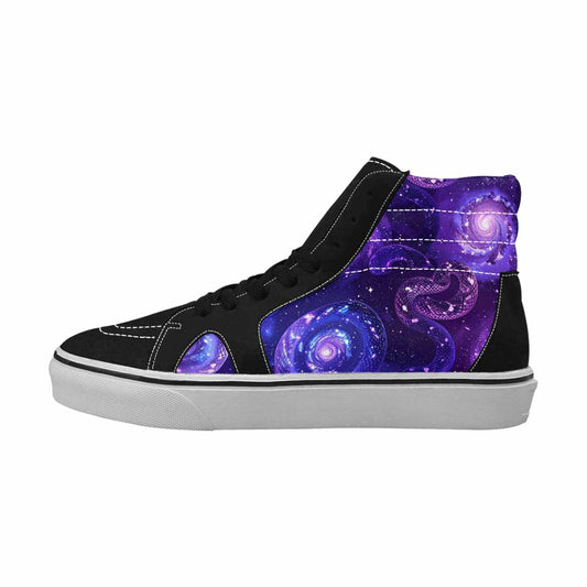 MEN'S Galaxy Snake Print High Top Canvas Aesthetic Shoes