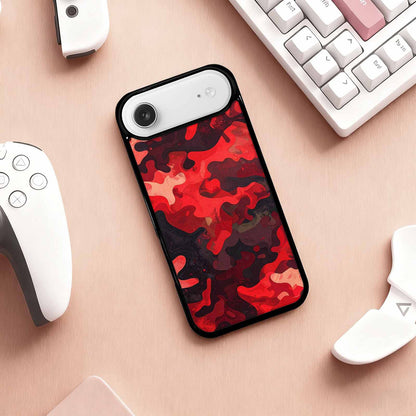 iPhone 17 Air Case — Small Military Camouflage Blotch Pattern Camo, Customized Protective Case