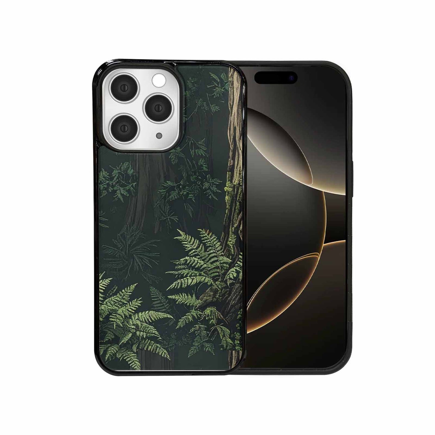 iPhone 15 Pro Max Case — Seamless Pattern Ancient Redwood Forest Giant, Original Design Phone Case