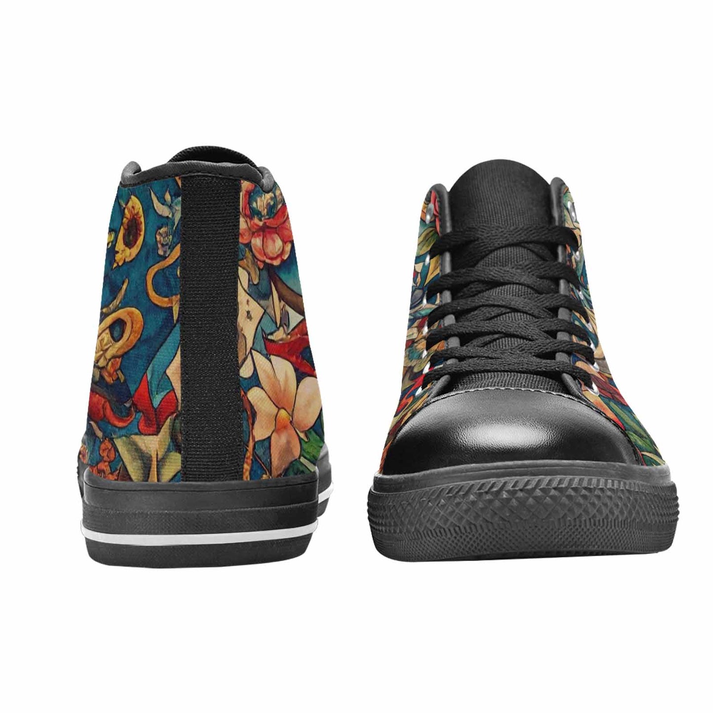 MEN'S Old School Tattoo High Top Canvas Surreal Shoes