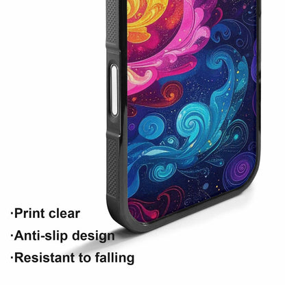 iPhone 17 Case — Rose Galaxy Art Seamless Galaxy Space, Custom Art Phone Cover