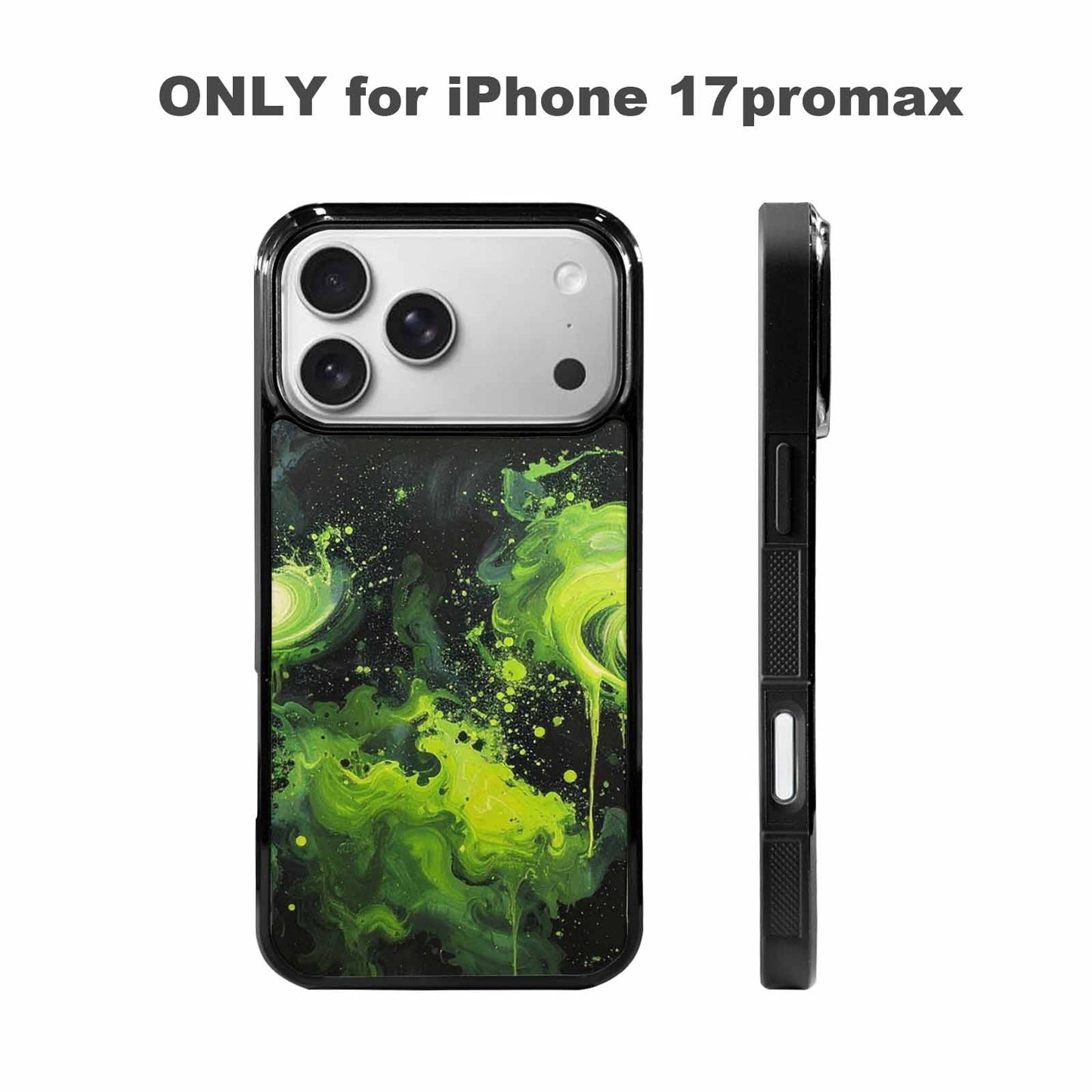 iPhone 17 Pro Max Case — Seamless Repeating Pattern Of Galaxy Space, Custom Art Phone Cover