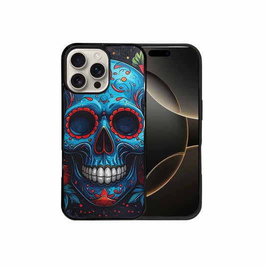 iPhone 16 Pro Max Case — Graffiti Skull, Custom Print Case Cover