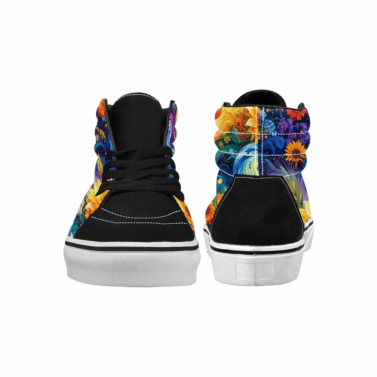 MEN'S Blend All Versions High Top Canvas Vibrant Chaos Sneakers