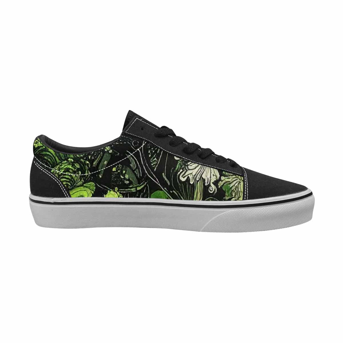 WOMEN'S Sea Creature Burst Lace-Up Canvas Dark Academia Sneakers