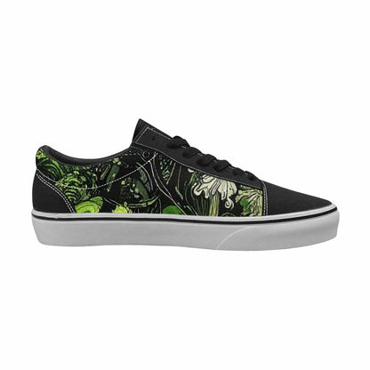 WOMEN'S Sea Creature Burst Lace-Up Canvas Dark Academia Sneakers
