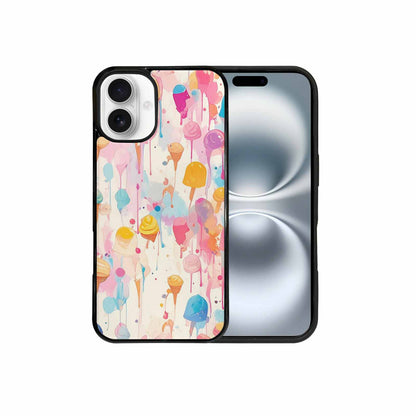 iPhone 16 Plus Case — Ice Cream Motif Ice Cream Motifs, Custom Art Phone Cover