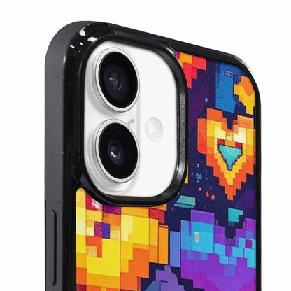 iPhone 17 Case — Pixel Art Bit Burst Original Art, Original Design Phone Case