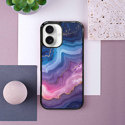 iPhone 16 Case — Marble Galaxy, Custom Printed Phone Case
