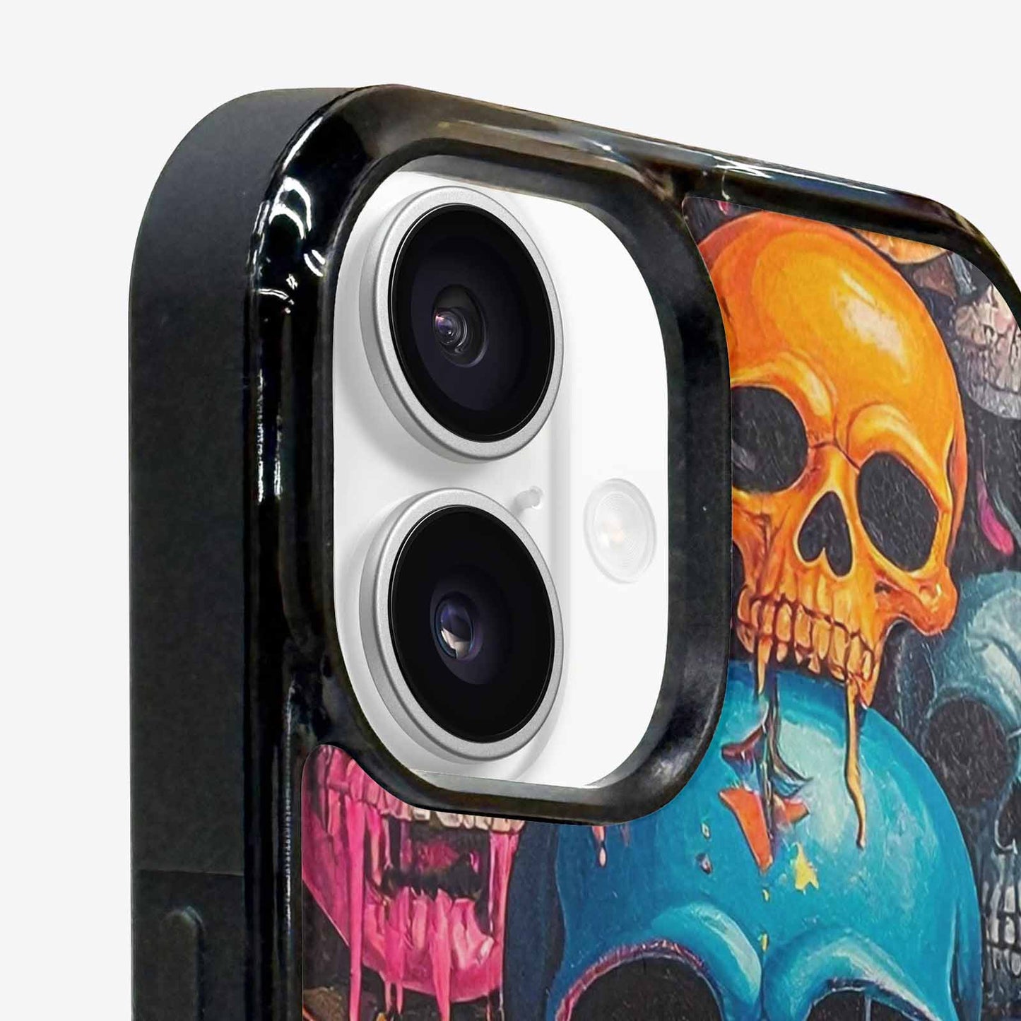 iPhone 16 Case — Skulls General Skulls Pattern, Custom Phone Case