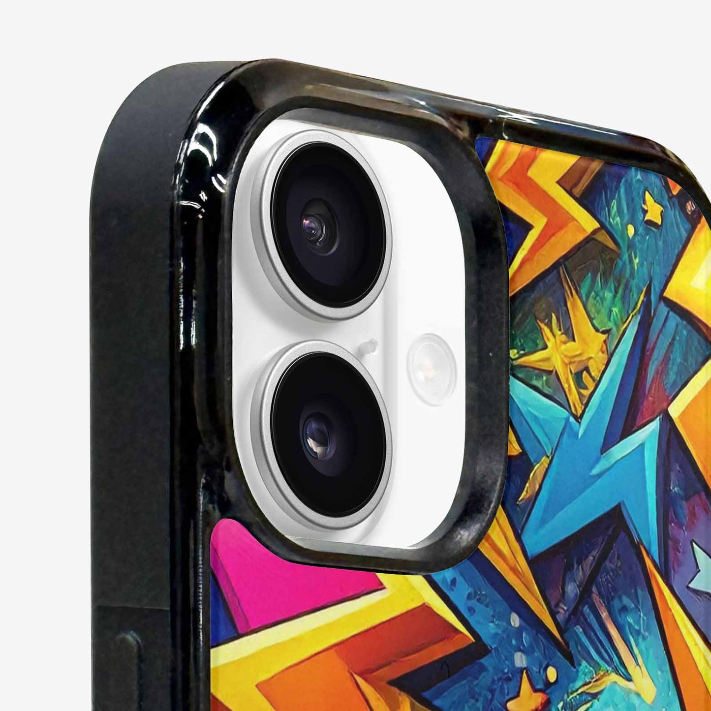 iPhone 16 Plus Case — Lightning Bolt Storm Pattern Hundreds Of, Custom Designed Case Cover