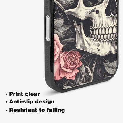 iPhone 16 Case — 20 Skulls Overlapping Seamless Tileable Pattern, Custom Print Case Cover