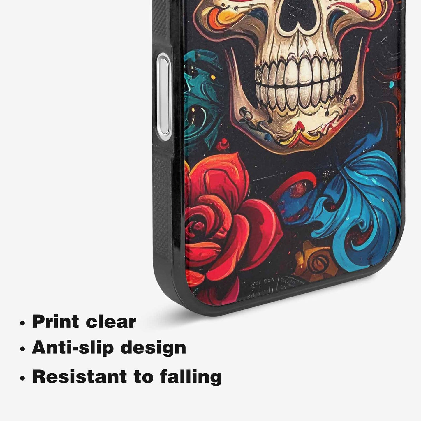 iPhone 16 Plus Case — Graffiti Skull, Original Design Phone Case