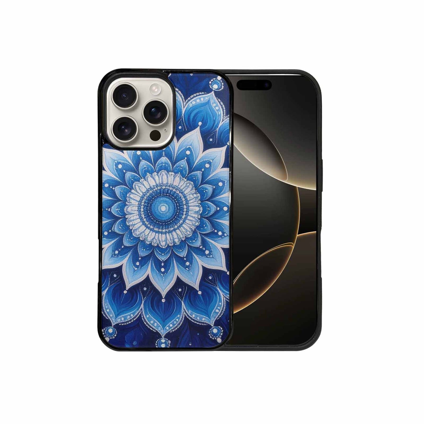 iPhone 16 Pro Max Case — Mandala Bohemian Print Edge To Edge, Custom Phone Case
