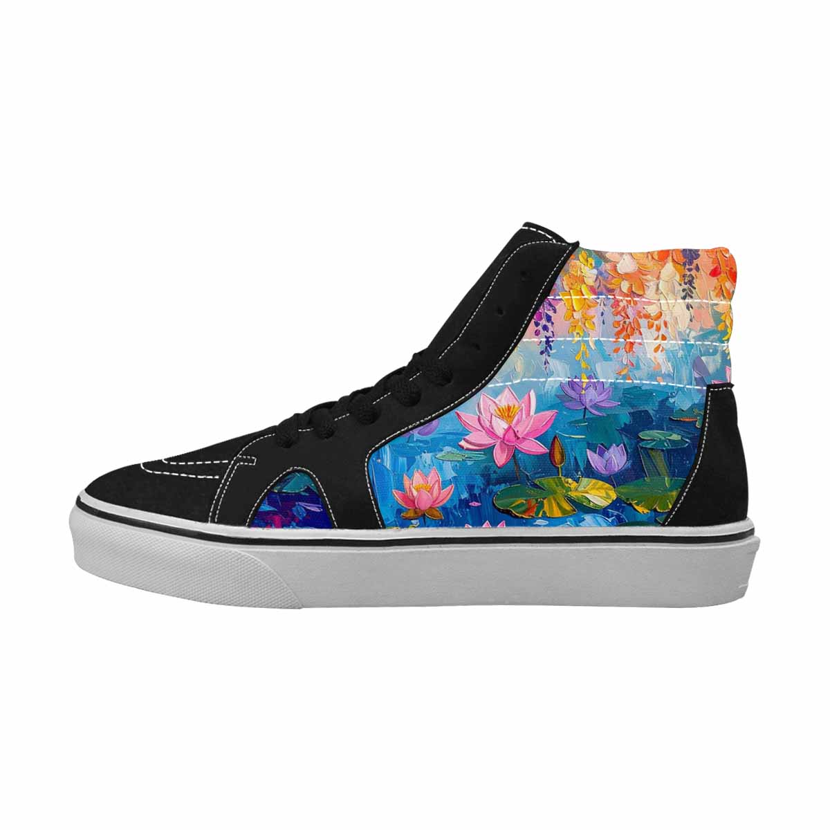 MEN'S Full Color Vibrant Monet High Top Canvas Y2K Shoes