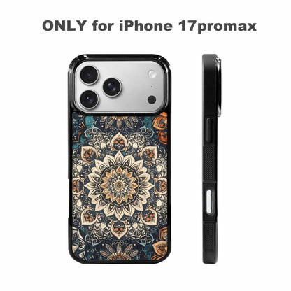 iPhone 17 Pro Max Case — Small Mandala Pattern, Randomly Floral, Custom Print Case Cover