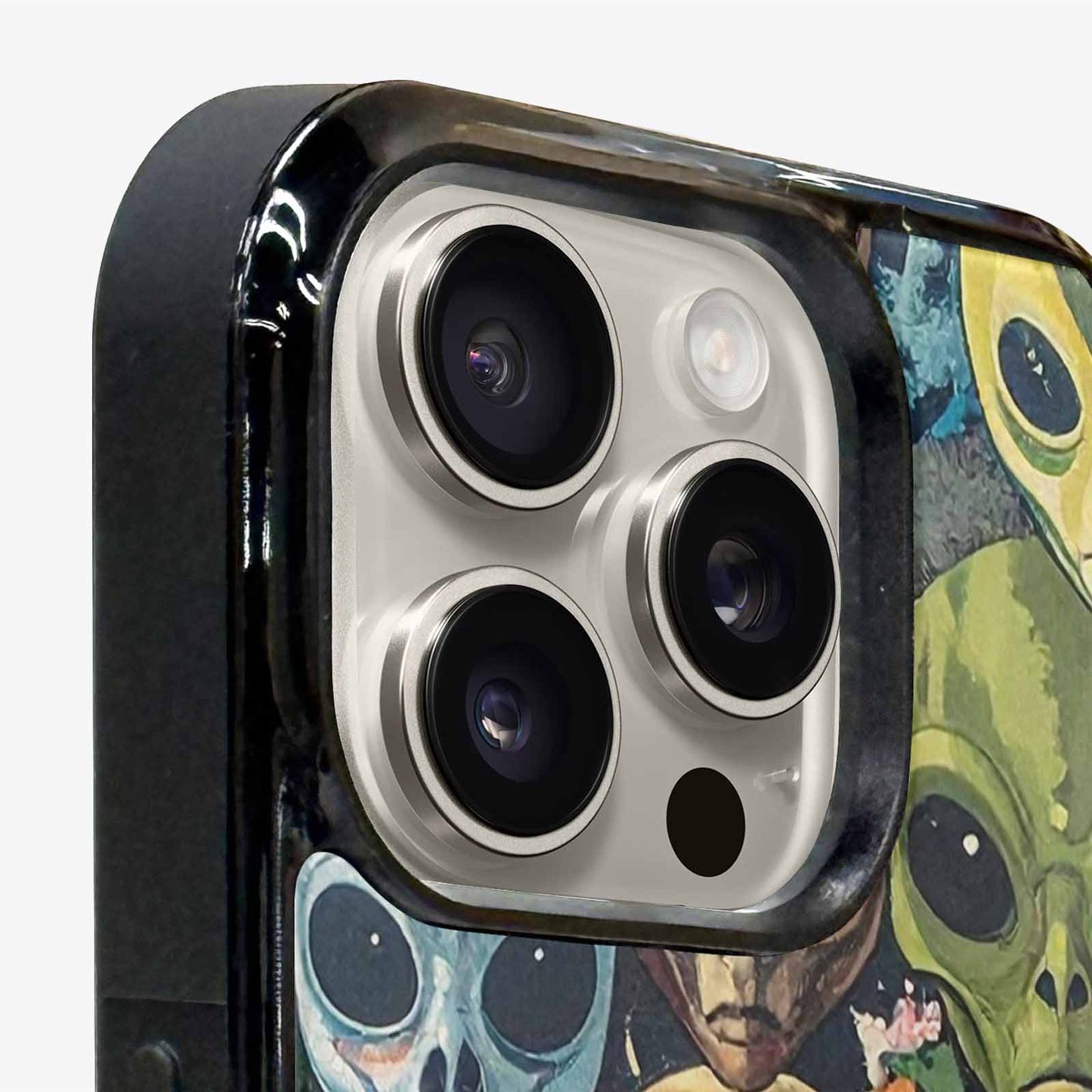 iPhone 15 Pro Max Case — Aliens Camo Aliens Pattern Hundreds Of, Personalized Phone Case