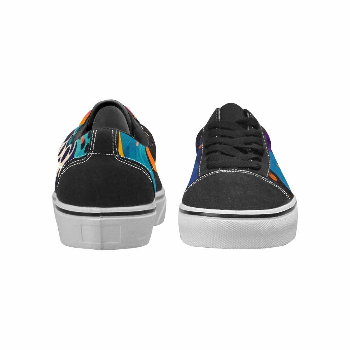 WOMEN'S Melting Aliens Lace-Up Canvas Aesthetic Shoes