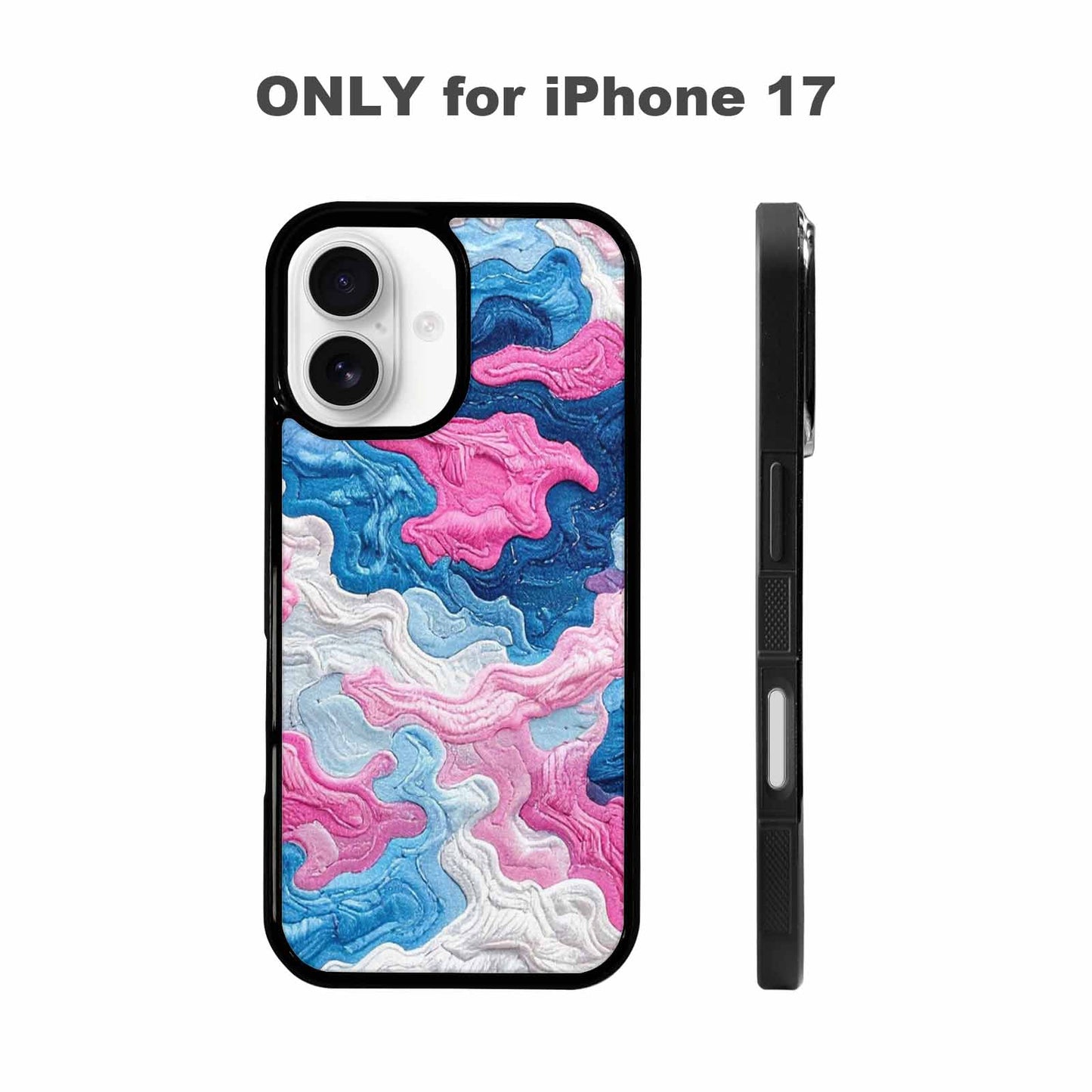 iPhone 17 Case — Vivid Camo Transgender Camo, Personalized Phone Case