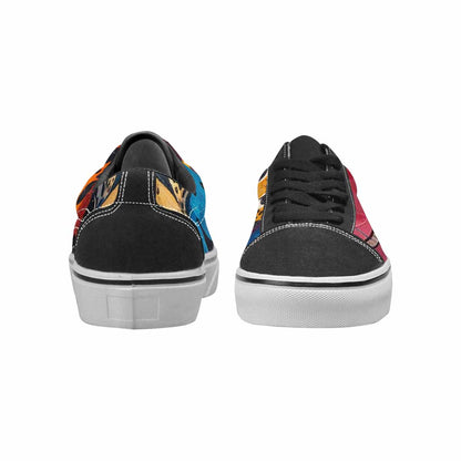 WOMEN'S Smiley Faces Lace-Up Canvas Y2K Custom Shoes