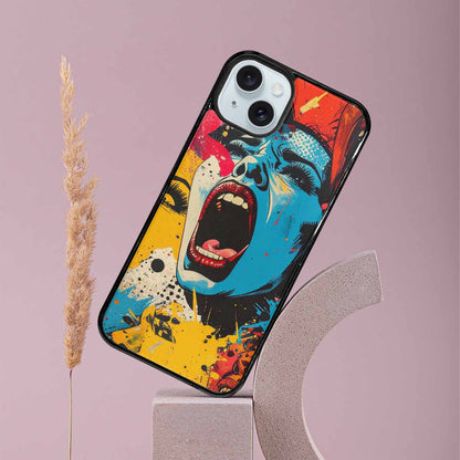 iPhone 15 Plus Case — Comic Book Scream Comic Book Scream, Custom Print Case Cover