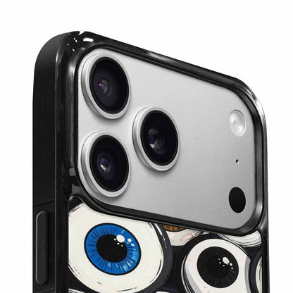 iPhone 17 Pro Case — Seamless Repeating Pattern Of Overlapping Cartoon, Personalized Phone Case