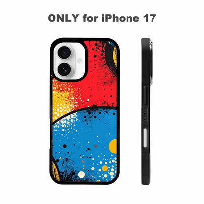 iPhone 17 Case — Small Comic Book Halftone Original Art, Customized Protective Case