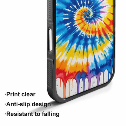 iPhone 17 Case — Tie Dye Drip Tie Dye, Personalized Phone Case