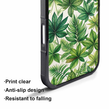 iPhone 17 Pro Max Case — Small Seven Point Palmate Floral, Unique Phone Case Design