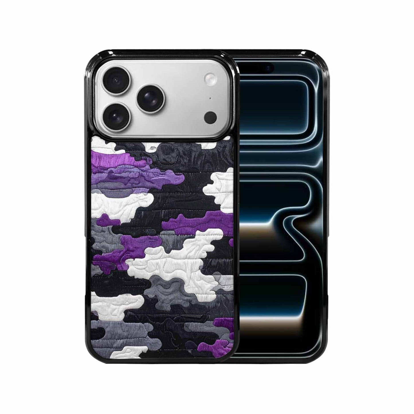 iPhone 17 Pro Max Case — Vivid Camo Asexual Camo, Custom Printed Phone Case