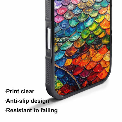 iPhone 17 Pro Max Case — Reptile Scale Full Color Original Art, Custom Designed Case Cover