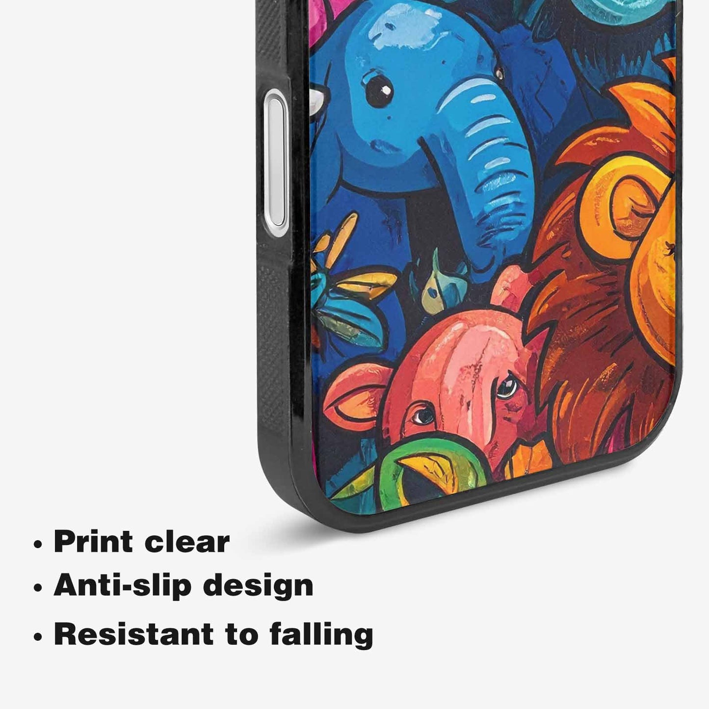 iPhone 16 Case — Cartoon Animal Characters, Customized Protective Case
