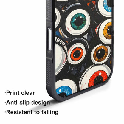 iPhone 17 Pro Max Case — Googly Cartoon Eyeballs Cartoon Cute, Custom Print Case Cover