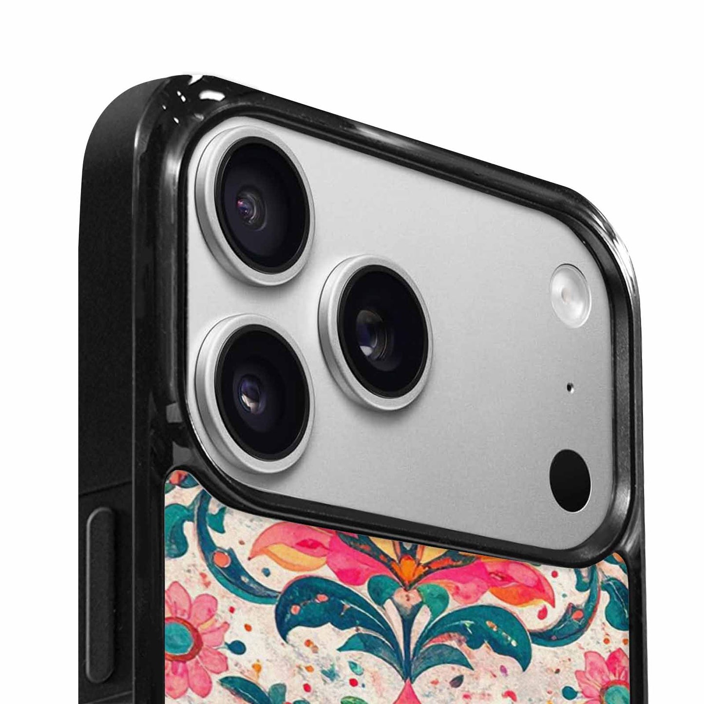 iPhone 17 Pro Case — Marble Floral Art Seamless Pattern Floral, Custom Made Phone Cover