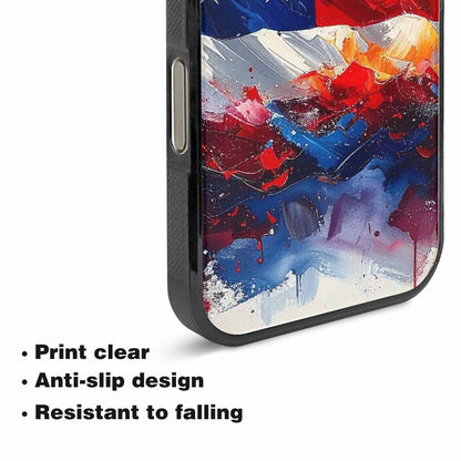 iPhone 15 Pro Max Case — Usa Flag Stars And Stripes Art, Custom Print Case Cover