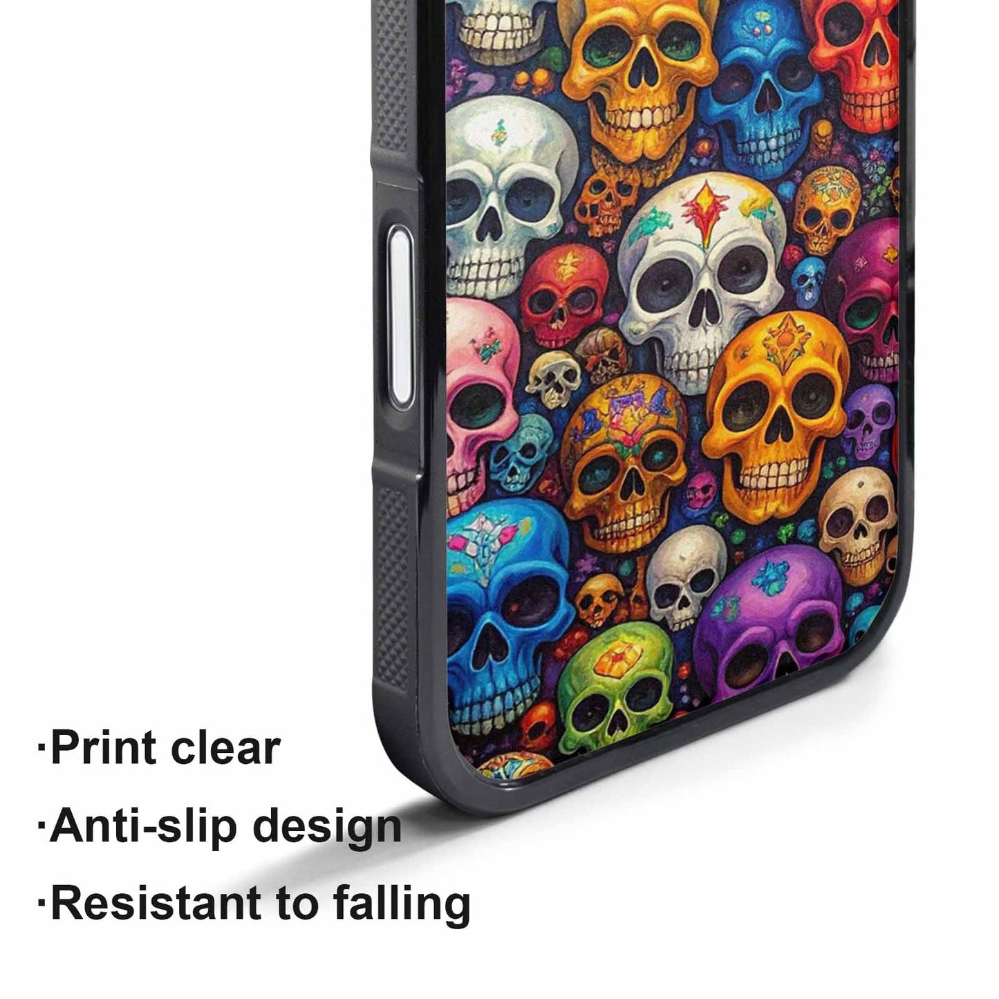 iPhone 17 Pro Max Case — Skulls (general) Skulls Pattern Gothic Skulls, Custom Art Phone Cover