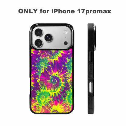 iPhone 17 Pro Max Case — Tie Dye Neon Acid Tie Dye, Custom Print Case Cover