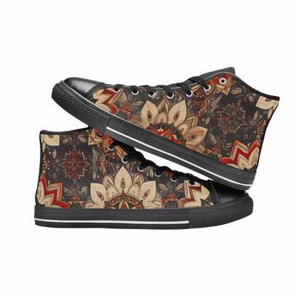 WOMEN'S Mandala High Top Canvas Dreamcore Shoes