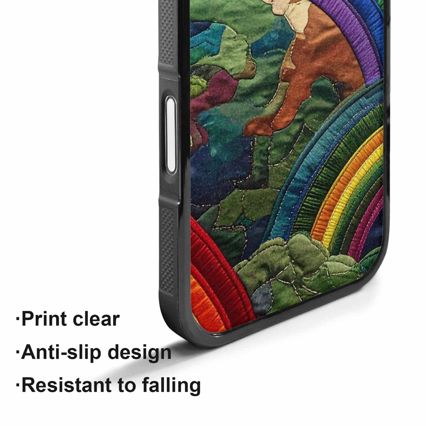 iPhone 17 Case — Vivid Camo Rainbow Camo, Personalized Phone Case