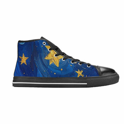 MEN'S Starry Night Galaxy High Top Canvas Y2K Sneakers